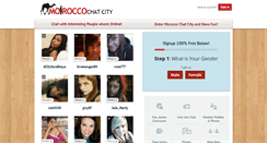 Desktop Screenshot of moroccochatcity.com